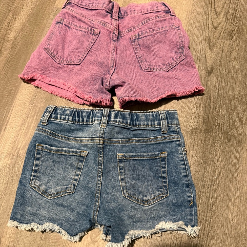 Old Navy Kids Denim Shorts - Pink and Blue